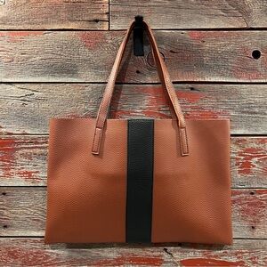 🥉VINCE CAMUTO MANMADE PEBBLED LEATHER TOTE - COMES WITH DUST-BAG